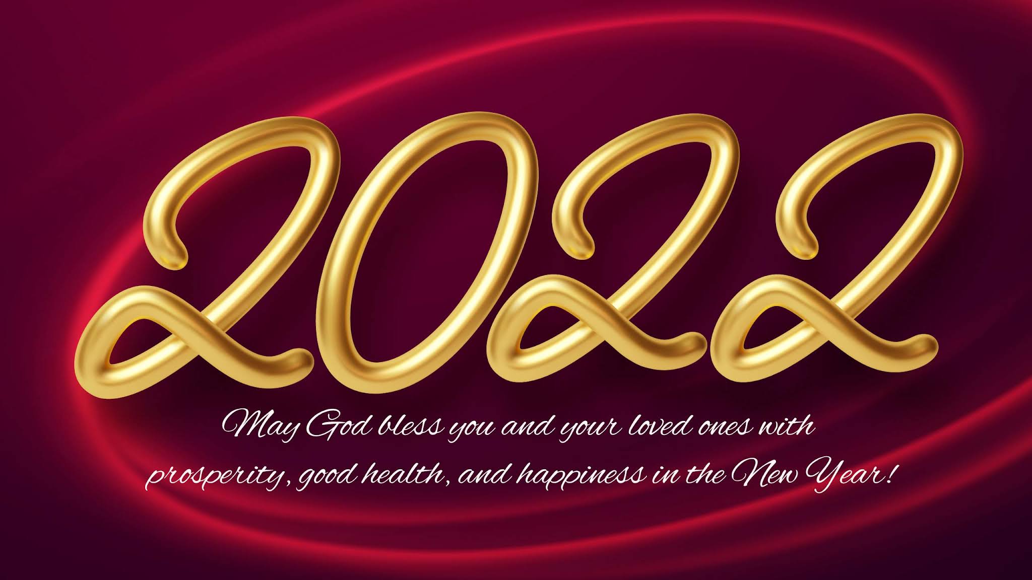 2022 New Year Message Wallpaper