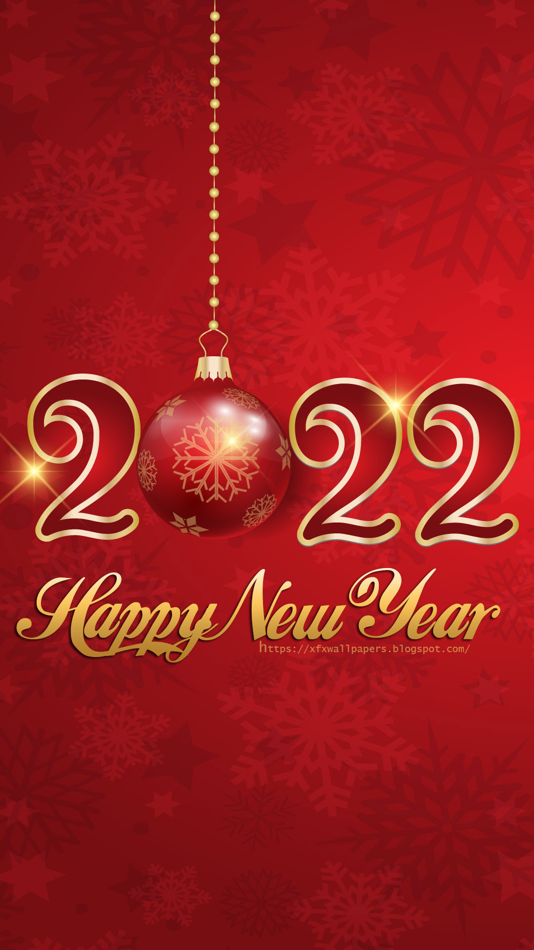 2022 Red New Year Background 1080