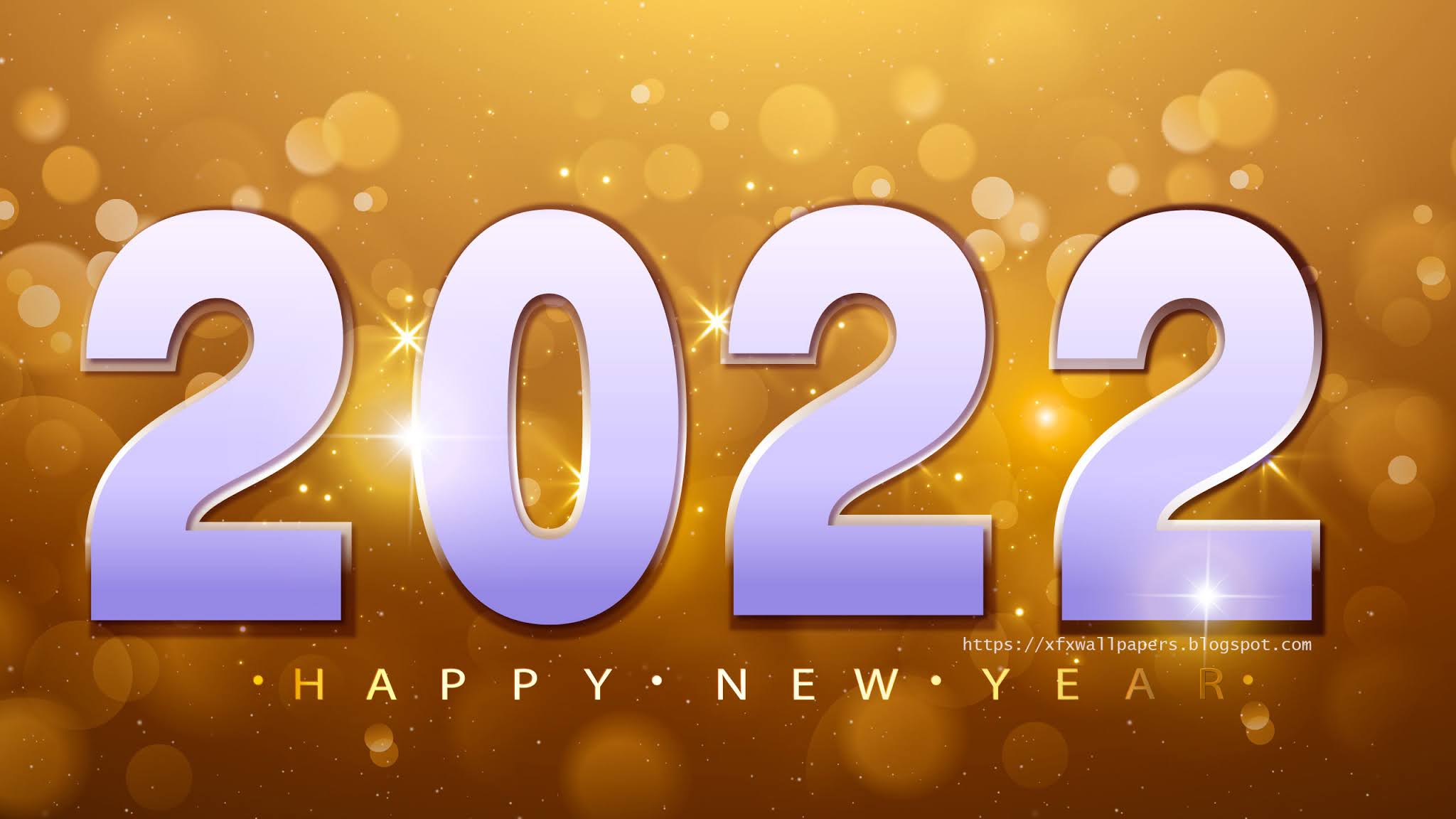 New Year Golden Background 2022