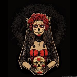 777610 simple day of the dead makeup wallpaper 900x900 h