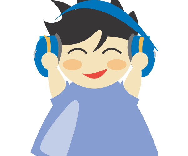 Anime With Headphone PNG Transparent