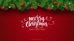Download Christmas New Year 8k poster Wallpaper