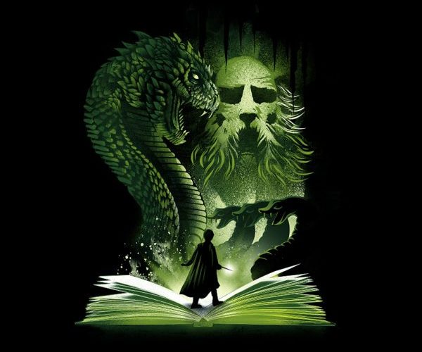 Harry Potter Book series of Illustration by Dan Elijah Fajardo2 600x578 1