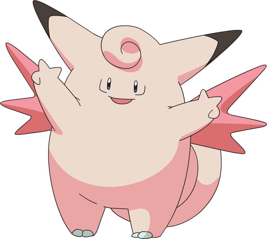 Clefairy Pokemon PNG Isolated Image