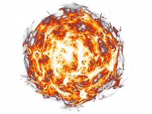 Fireball Effect Transparent PNG