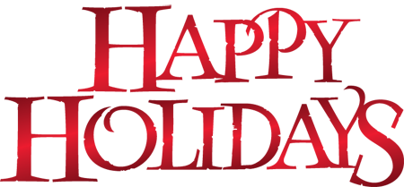 Happy Holidays PNG Image