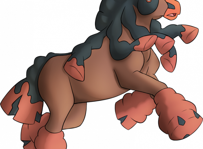 Mudsdale Pokemon PNG Isolated File