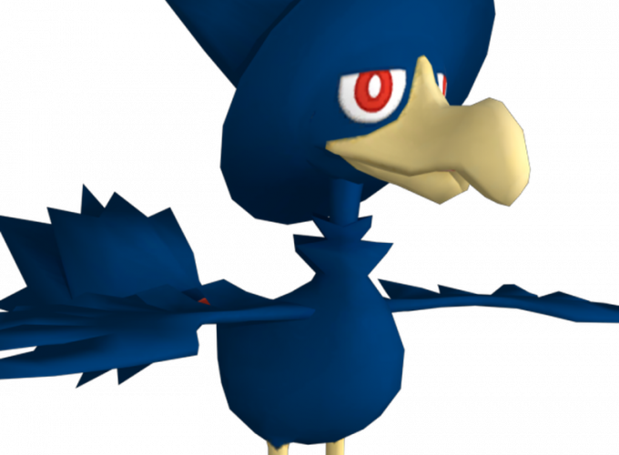 Murkrow Pokemon PNG Isolated Transparent