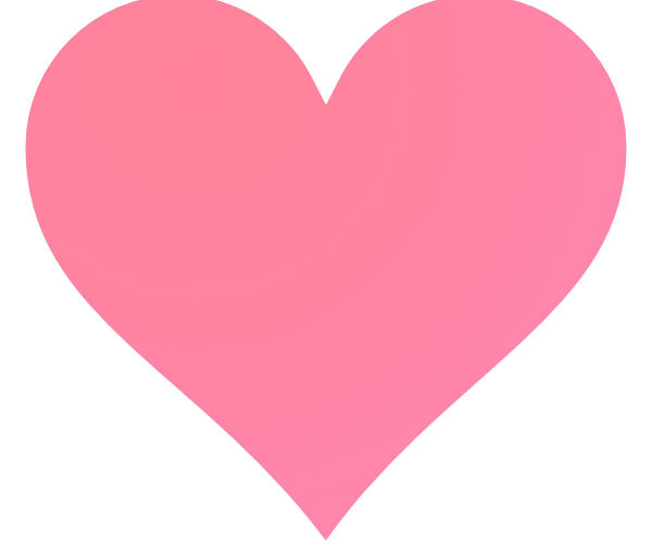 Pink Heart Vector PNG Image