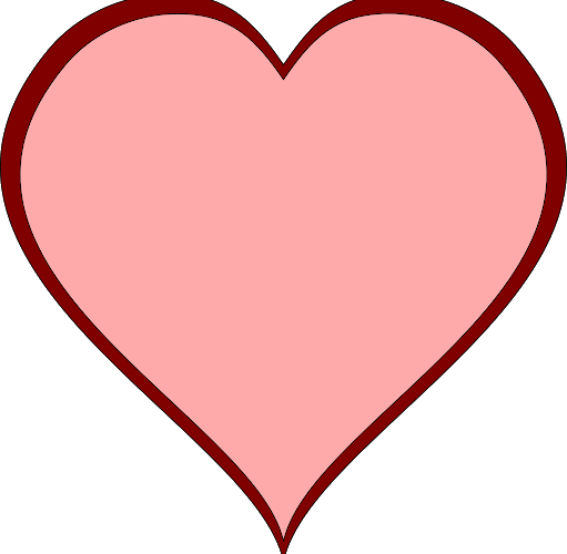 Pink Heart Vector PNG Pic