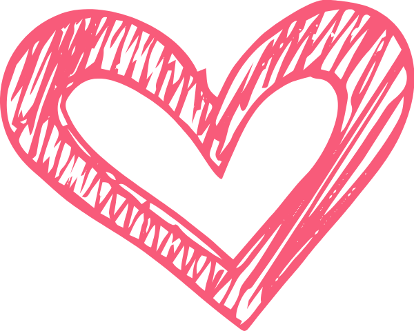 Pink Heart Vector PNG Transparent Image