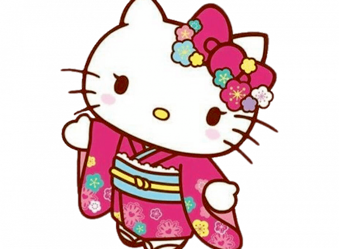 Pink Kitty PNG Transparent Image