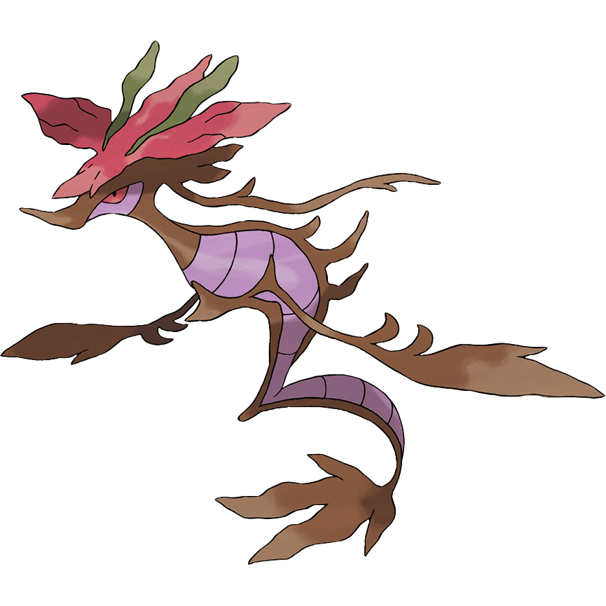 Dragalge Pokemon PNG Isolated HD