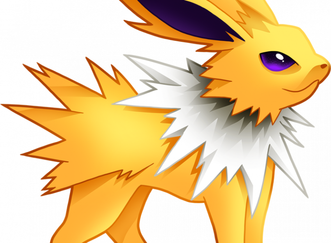 Jolteon Pokemon PNG Isolated Transparent