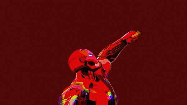 Iron Man Minimal Art 4k Download