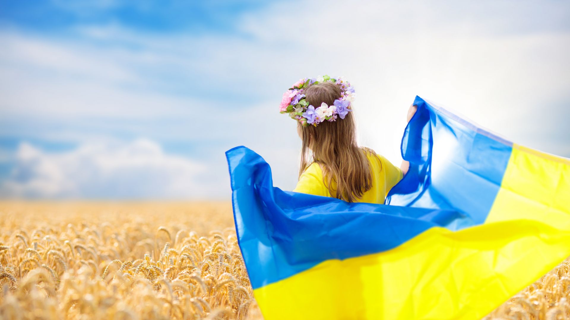 Ukraine, Ukrainian Flag, standwithukraine (horizontal)