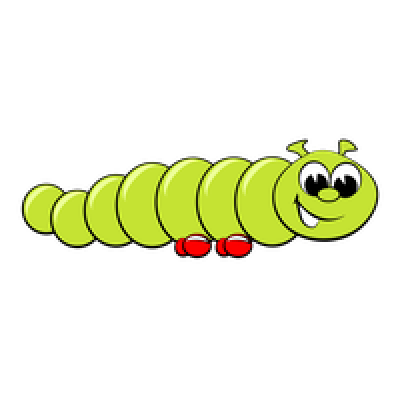 Caterpillar Background PNG Image