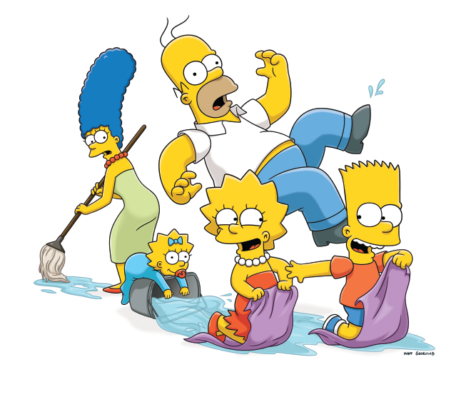 Simpsons Family Transparent PNG