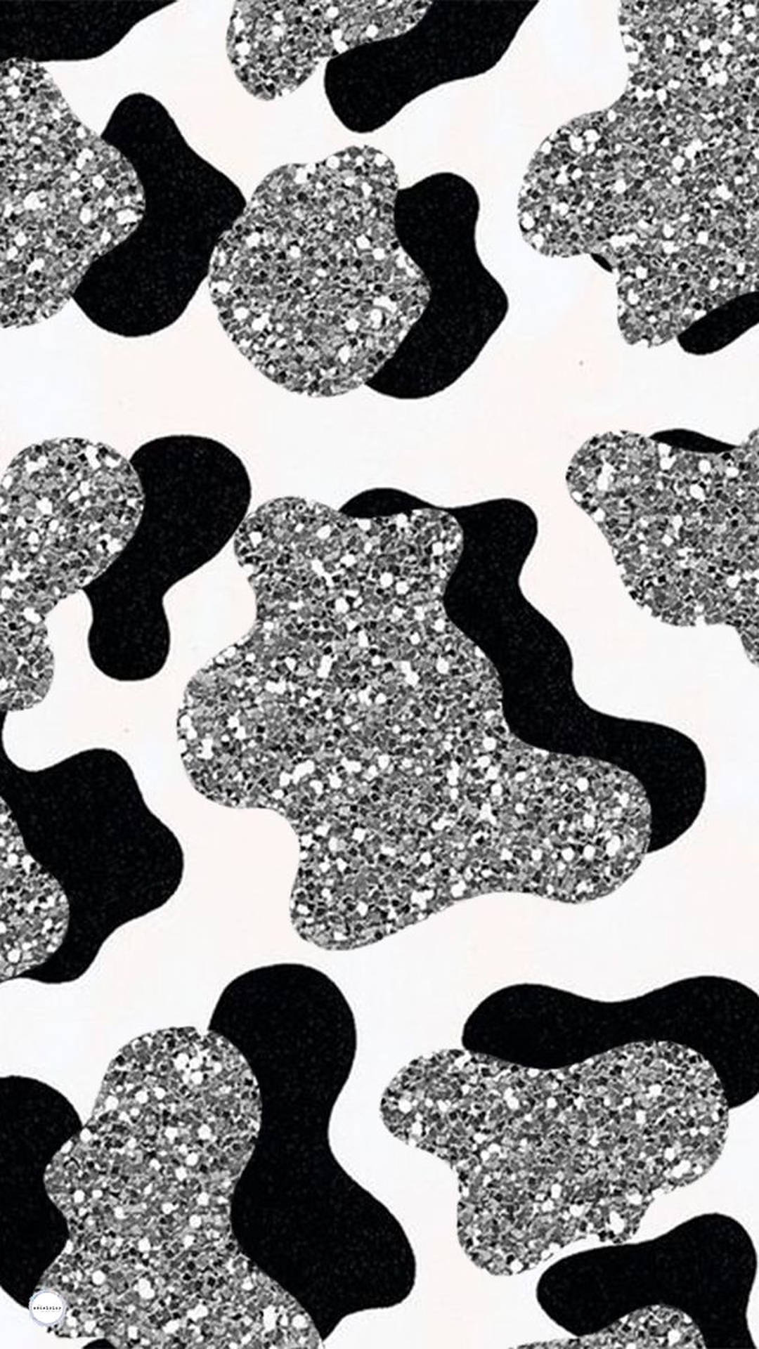 cow print glitter pattern